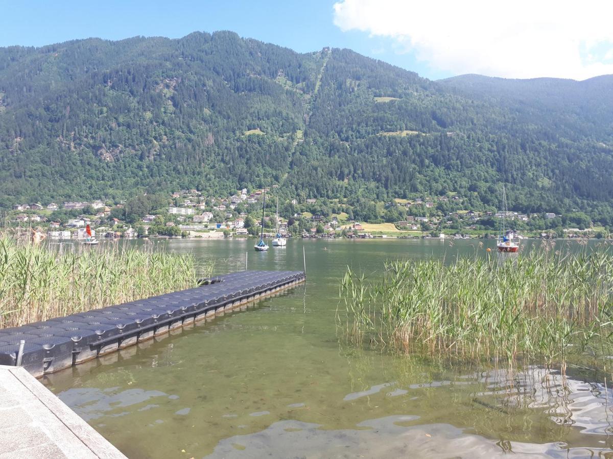 Lb4 Seeblick Appartement Haus Landskron Mit Direktem Seezugang Am Ossiachersee Extérieur photo